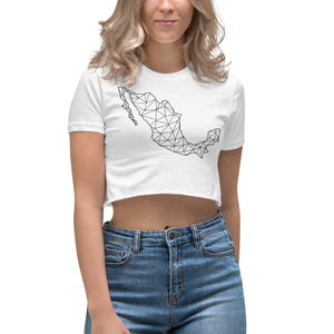 Women's Mexico's Map Crop Top