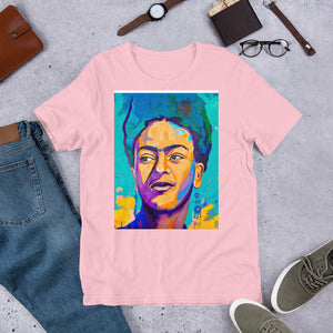 Frida Kahlo Painting on Shirt by Arturo Salgado