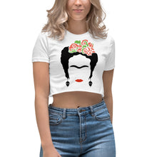 Load image into Gallery viewer, Women&#39;s Crop Top Frida kahlo
