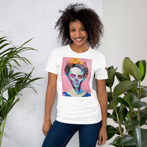 Frida Kahlo Painting T-shirt by Arturo Salgado