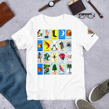 Load image into Gallery viewer, Loteria T-Shirt back Map Of Mexico
