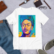 Load image into Gallery viewer, Frida Kahlo Painting on Shirt by Arturo Salgado
