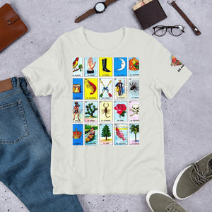 Loteria T-Shirt back Map Of Mexico