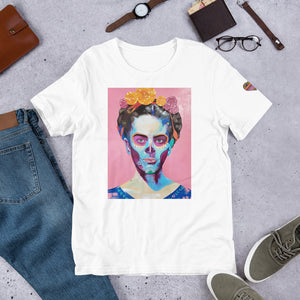 Frida Kahlo Painting T-shirt by Arturo Salgado