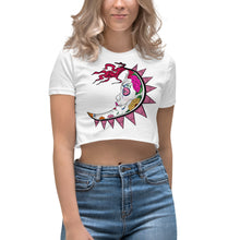 Load image into Gallery viewer, Women&#39;s Crop Top Day of the death moon.
