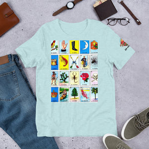 Loteria T-Shirt back Map Of Mexico