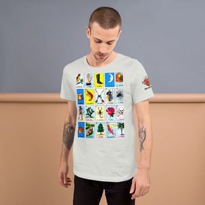 Loteria T-Shirt back Map Of Mexico