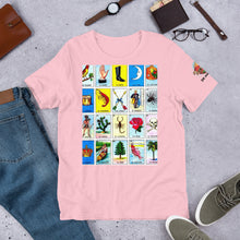 Load image into Gallery viewer, Loteria T-Shirt back Map Of Mexico
